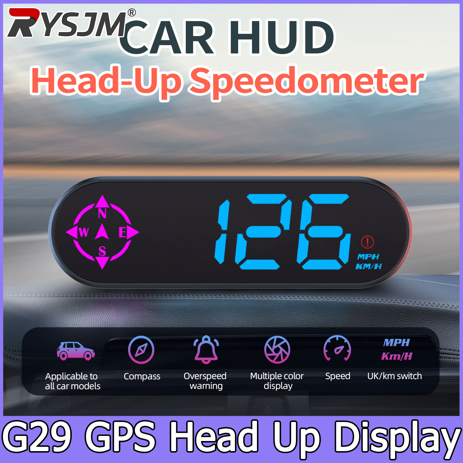Car Heads Up Display Navigation - G29 Car Head up Display GPS