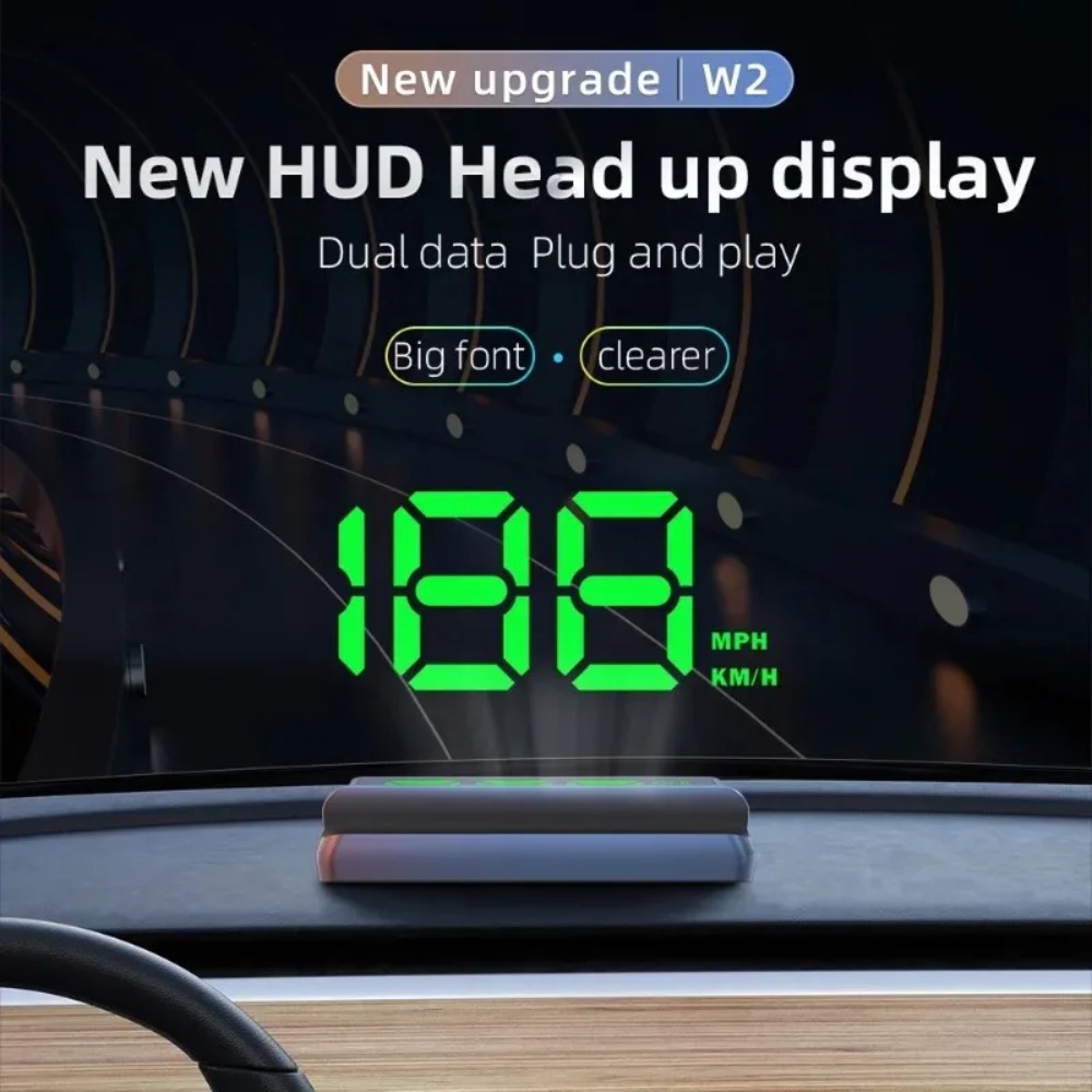 Car Hud Head Up Display Gps - W2 Head Up Display Hood Automotive