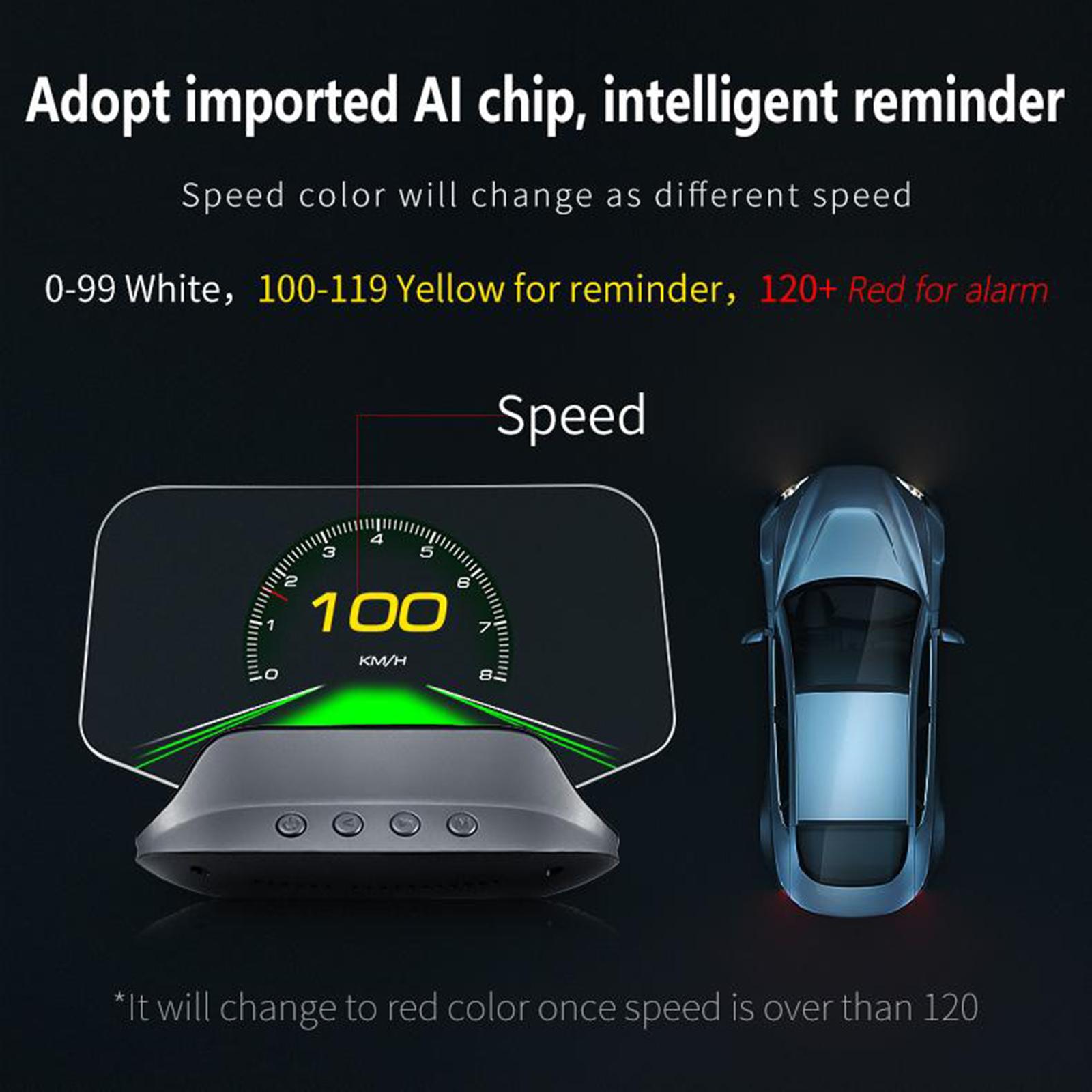 Hud Speedometer Digital Universal - OBD2 Gps Hud Digital Speedometer Lcd