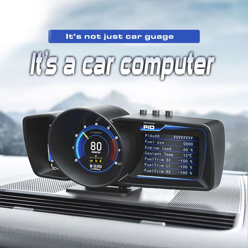 Hud Obd2 Multi Function Alarm - Newest Car Universal HUD OBD2+GPS Multi-Function
