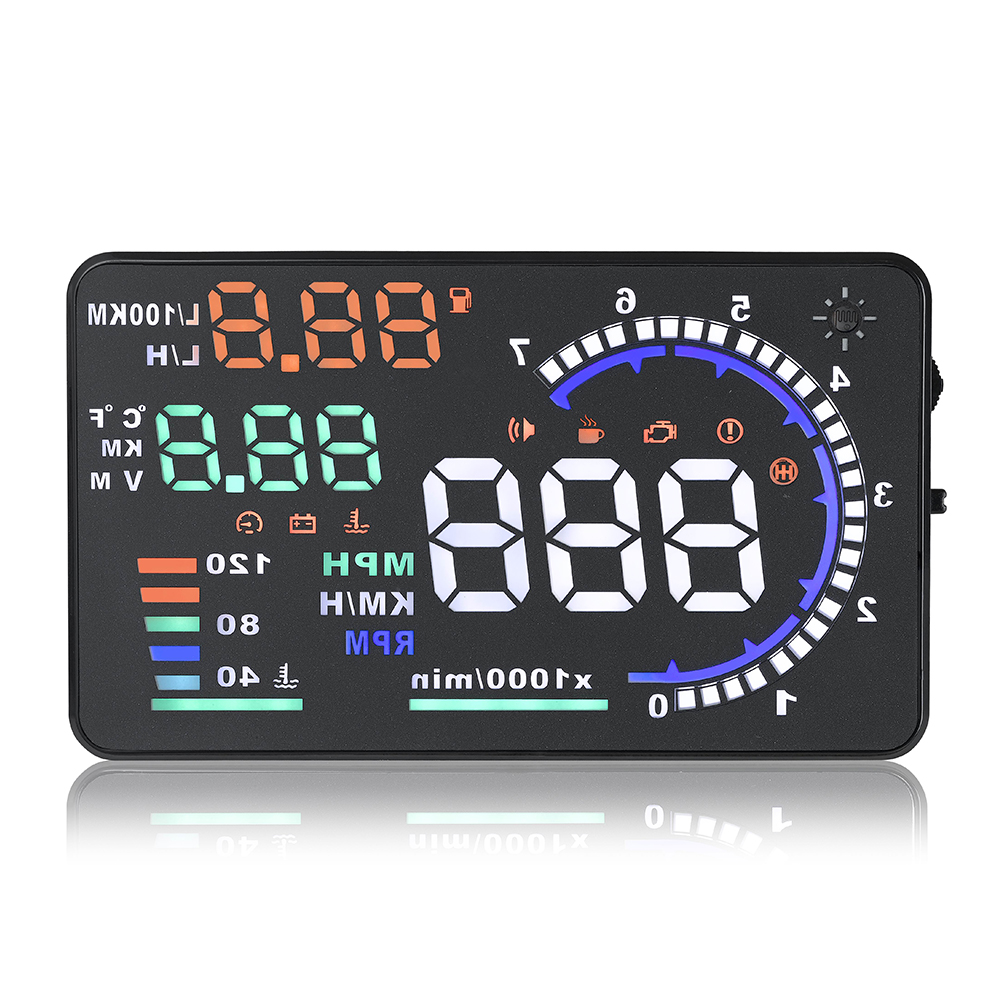 Obd2 Hud Speedometer Projector - A8 Car HUD Head Up Display