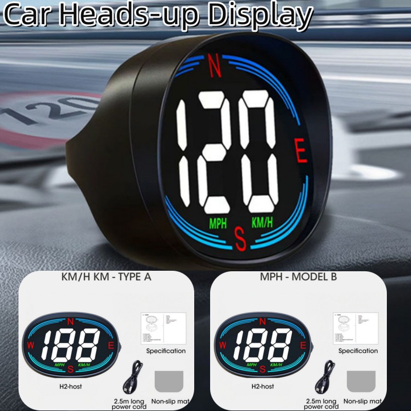 2024 New HUD GPS Speedometer U - Car Hud Head Up Display Gps ulasan dan harga
