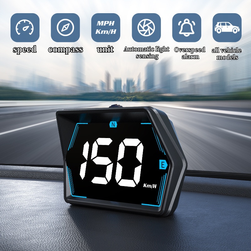 2024 New HUD GPS Speedometer U - Car Hud Head Up Display Gps ulasan dan harga