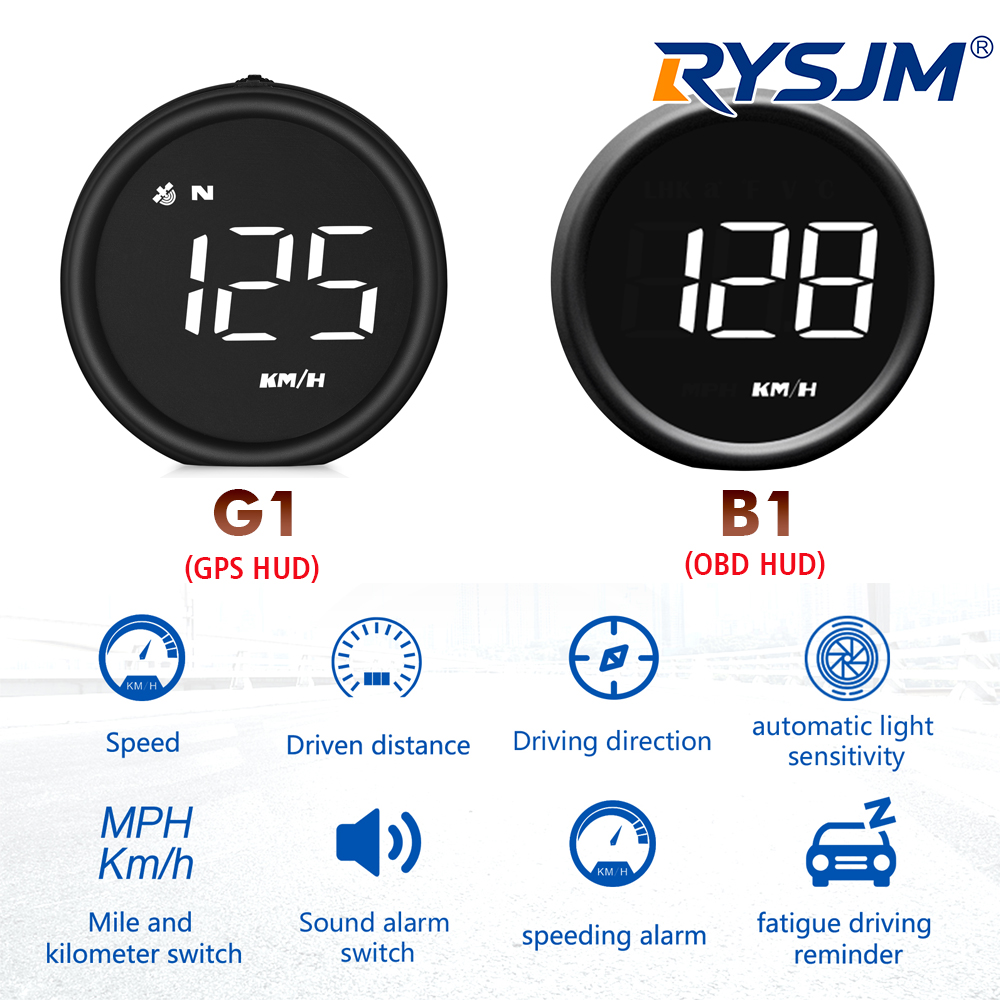 G1 GPS HUD & B1 OBD2 On-board  - Obd2 Hud Speedometer Projector ulasan dan harga