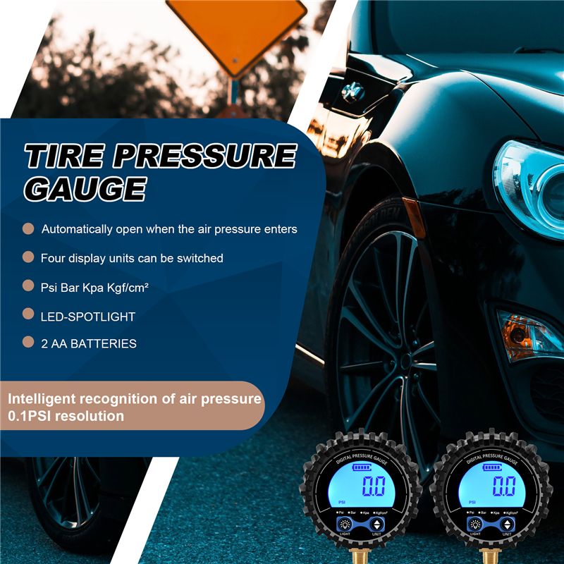 Upgraded Tire Pressure Gauge D - Hud Display With Tire Pressure ulasan dan harga
