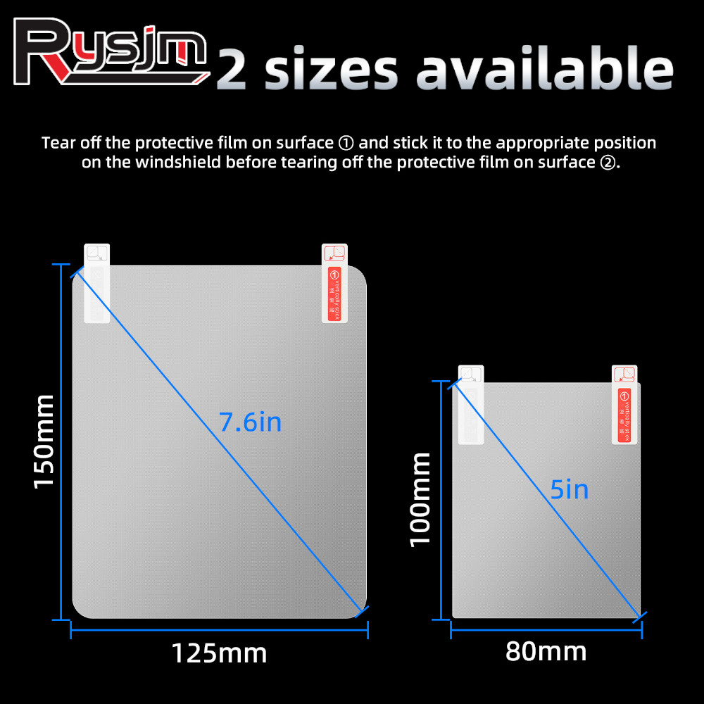150X125mm 100X80mm Car HUD Ref - Hud Reflection Film Windshield ulasan dan harga