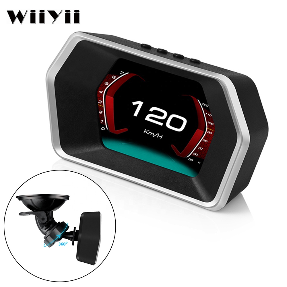 Cars P17 OBD2 Gauge PSI Univer - Hud Obd2 Multi Function Alarm ulasan dan harga