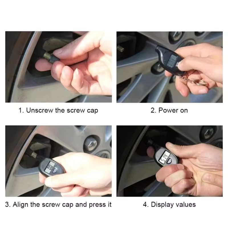 Tire Gauge Digital With LCD Di - Hud Display With Tire Pressure ulasan dan harga