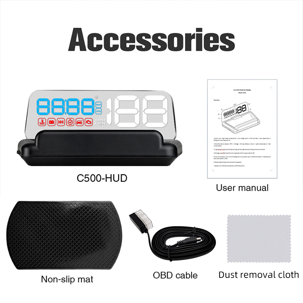 C500/T900,OBD/GPS HUD Auto Hea - Car Hud Head Up Display Gps ulasan dan harga