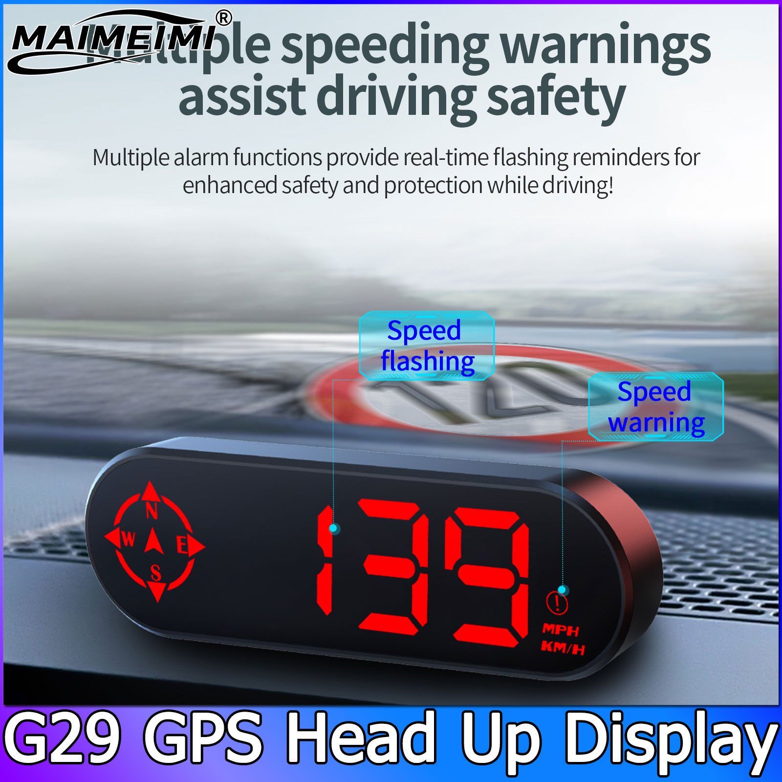 G29 Car Head up Display GPS HU - Car Heads Up Display Navigation ulasan dan harga