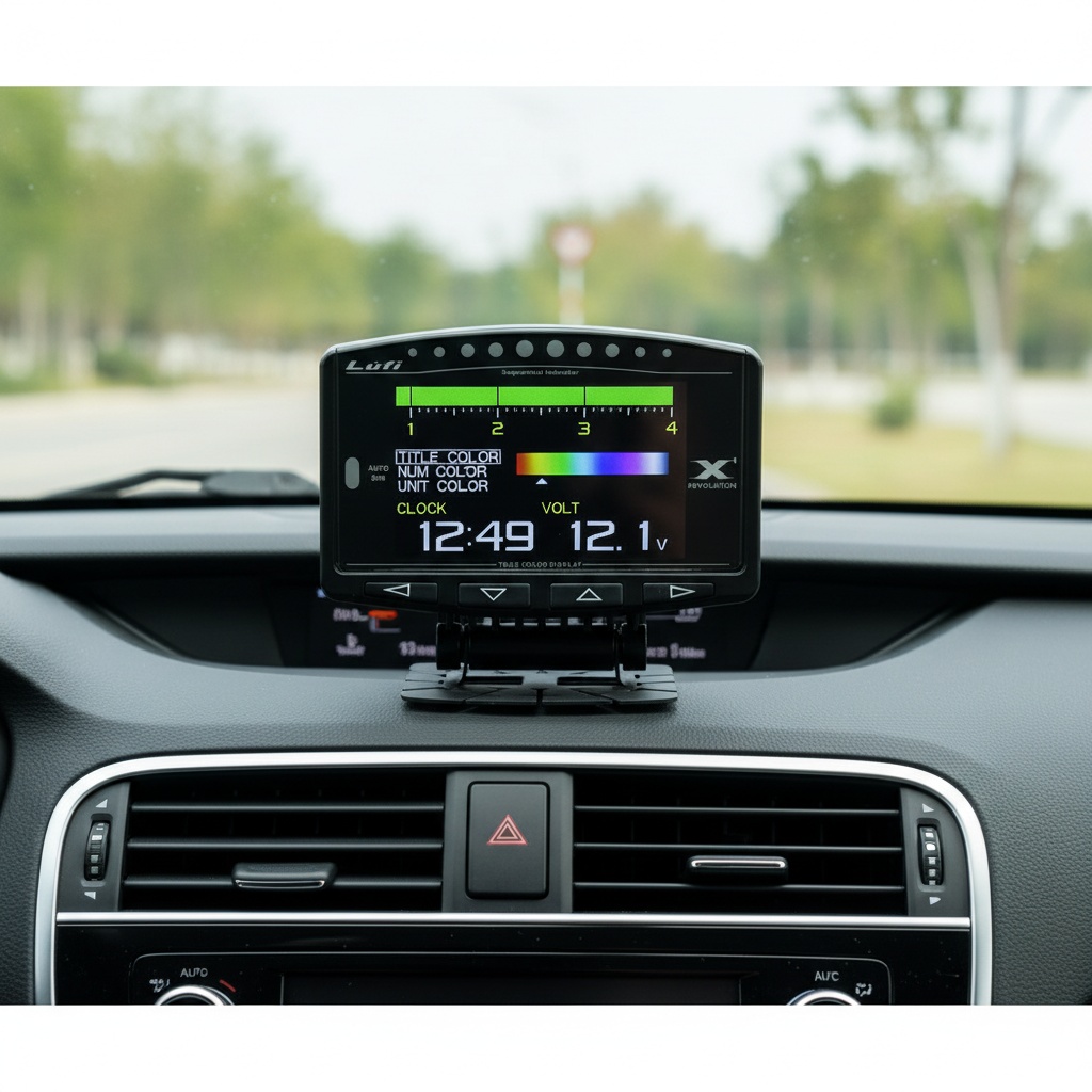 Lufi X1 OBD2 Digital Gauge Tur - Obd2 Hud Speedometer Projector ulasan dan harga