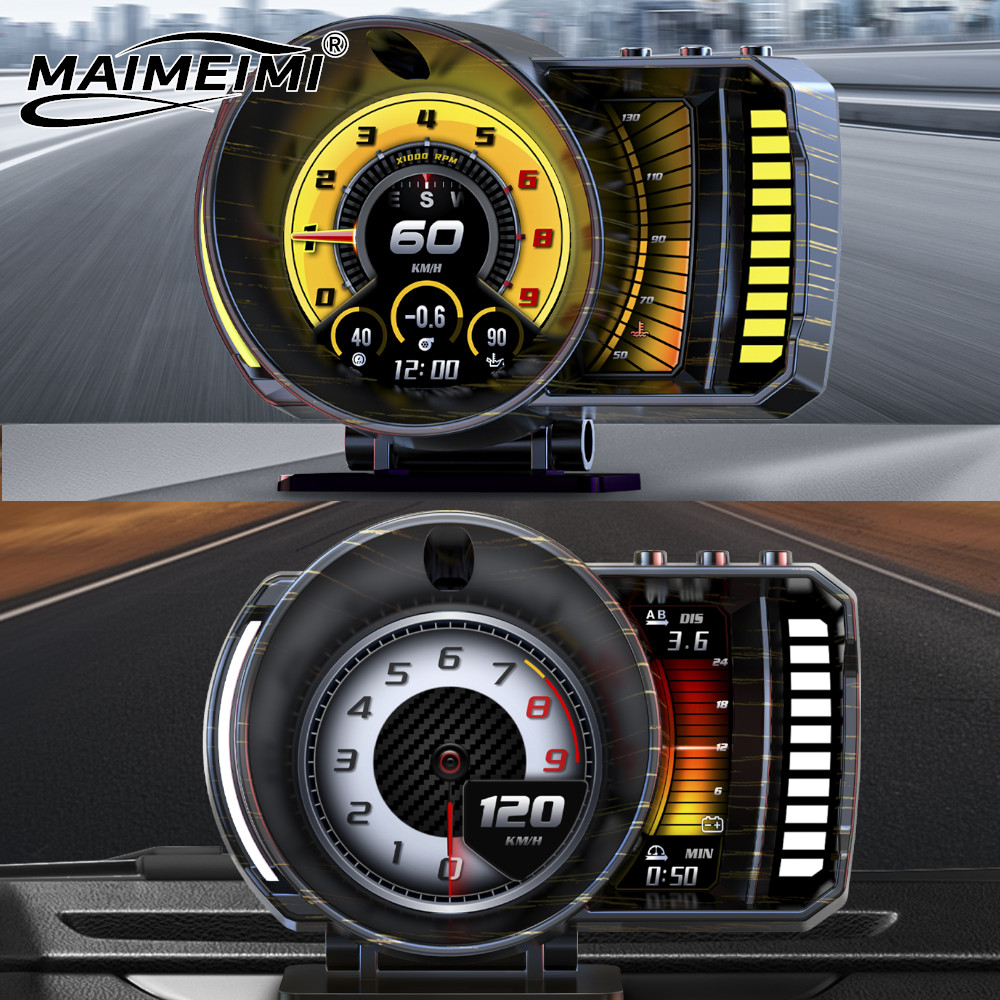 P28 OBD2+GPS+RGB Newly Upgrade - Hud Obd2 Multi Function Alarm ulasan dan harga