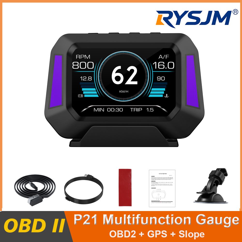 P21 HUD Head Up Display Car On - Car Hud Head Up Display Gps ulasan dan harga