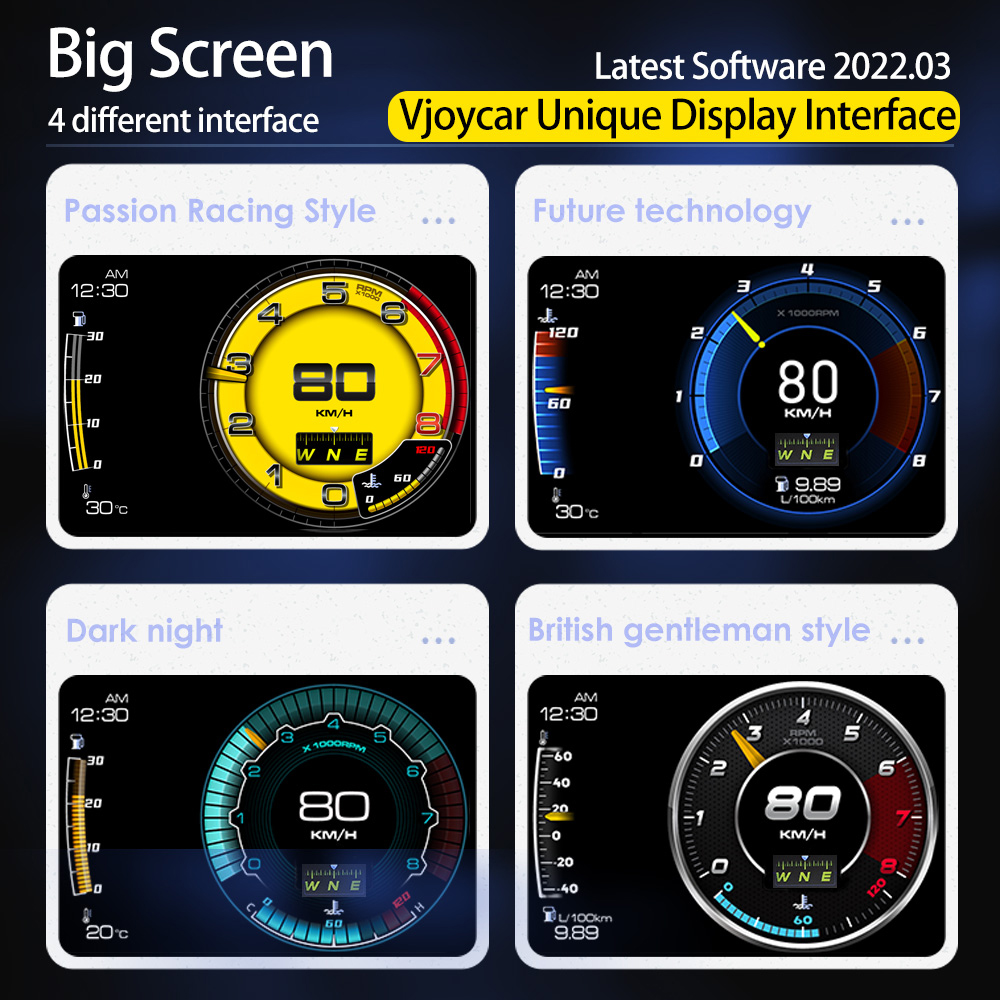 Vjoy Hawk 3.0 Car HUD Multi-Fu - Hud Obd2 Multi Function Alarm ulasan dan harga
