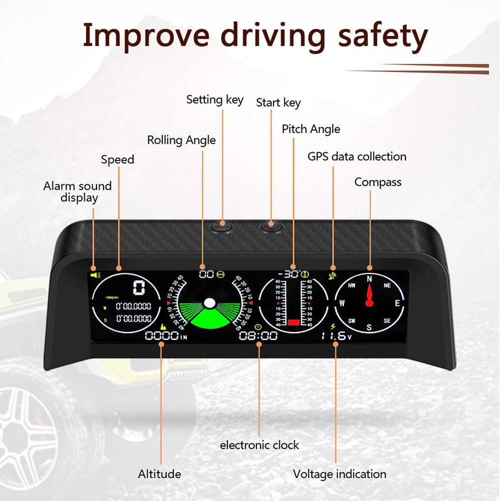 X90 Car Intelligent Head-up Di - Hud Display With Tire Pressure ulasan dan harga