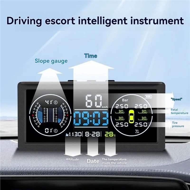 High-Precision Tire Pressure M - Hud Display With Tire Pressure ulasan dan harga