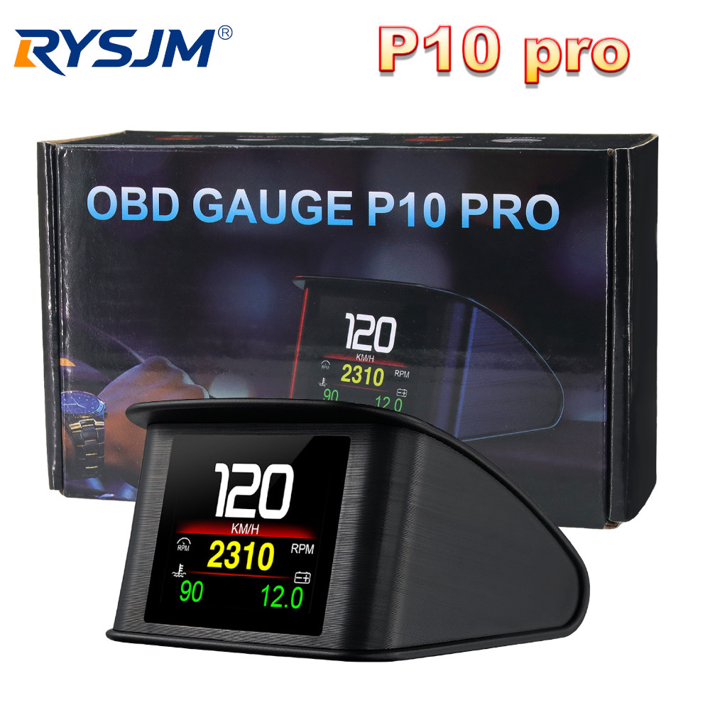 HD P10-PRO OBD2 HUD Car Head U - Obd2 Hud Speedometer Projector ulasan dan harga