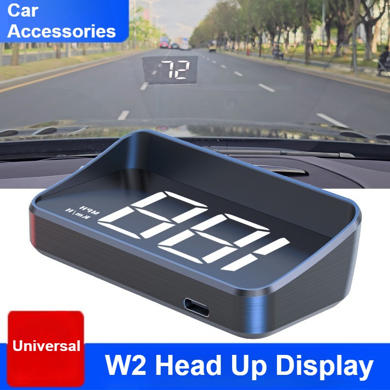 Car Head-Up Display W2 Car HUD - Car Hud Head Up Display Gps ulasan dan harga