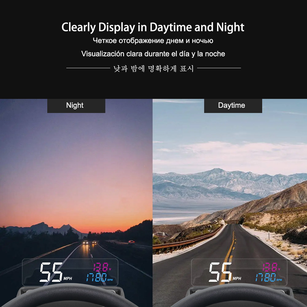 Vjoycar 2023 Update Auto-Lift  - Car Heads Up Display Navigation ulasan dan harga