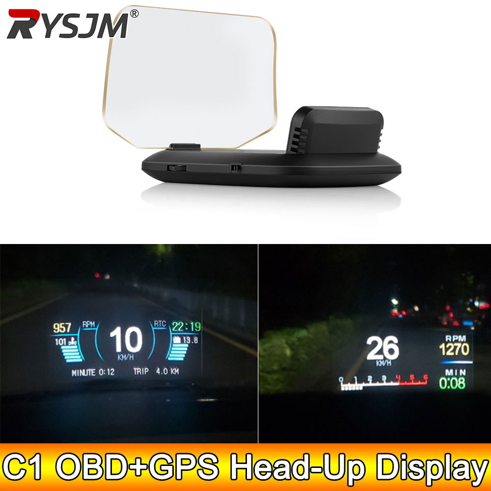 AD C1 Head Up Display Car HUD  - Car Heads Up Display Navigation ulasan dan harga