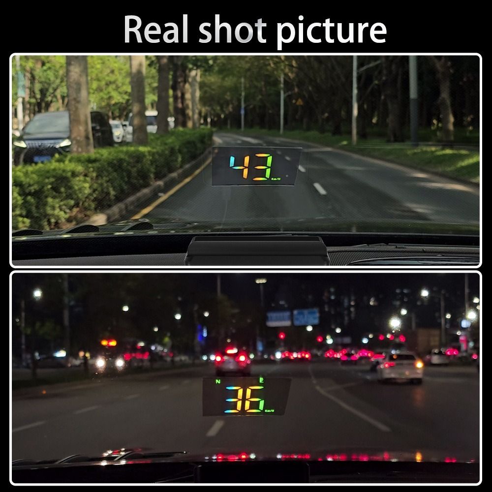 HUD Car Head Up Display Portab - Hud Speedometer Digital Universal ulasan dan harga