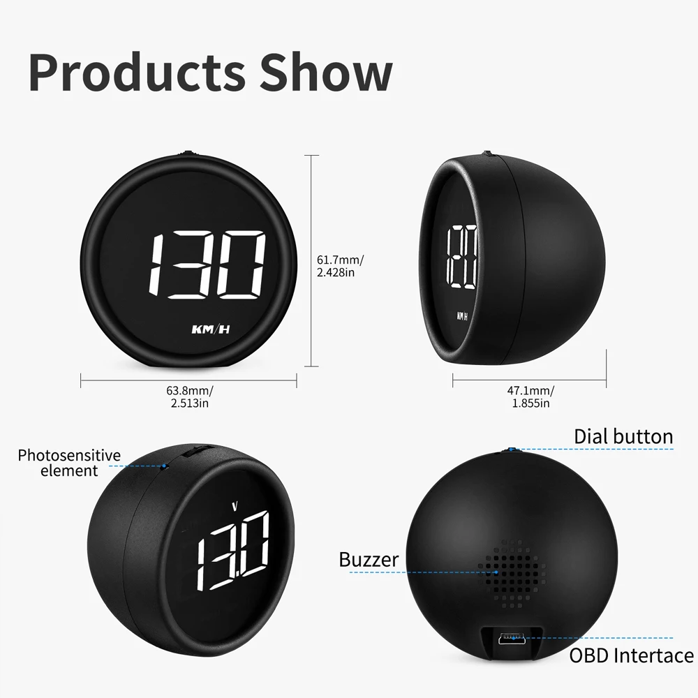 Auto Car Speedometer B1 Obd2 O - Obd2 Hud Speedometer Projector ulasan dan harga