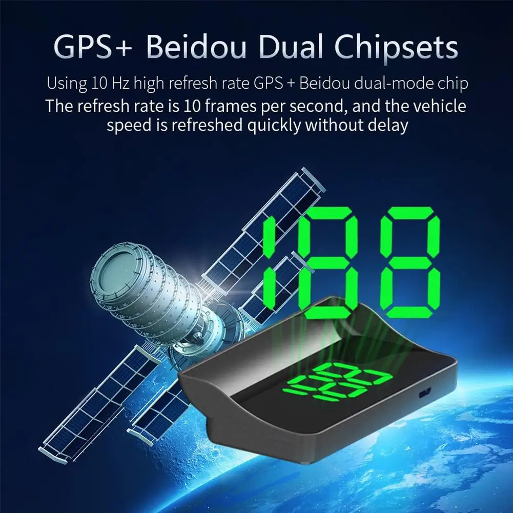 HD M2 Head Up Display GPS Digi - Hud Speedometer Digital Universal ulasan dan harga